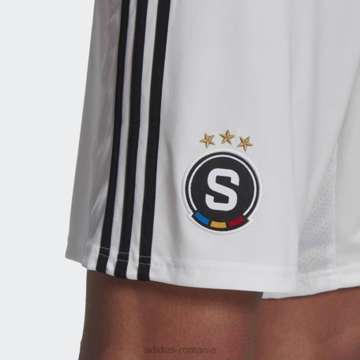 Adidas pantaloni scurți home sparta praga 22/23 alb bărbați alb 2JBN14387