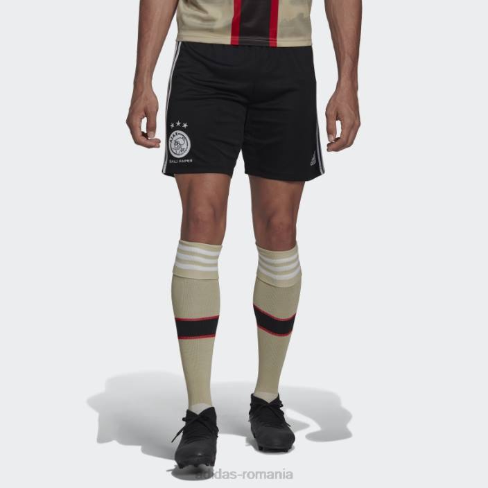 Adidas pantaloni scurți negru ajax amsterdam x daily paper 22/23 al treilea adidas bărbați negru 2JBN14559