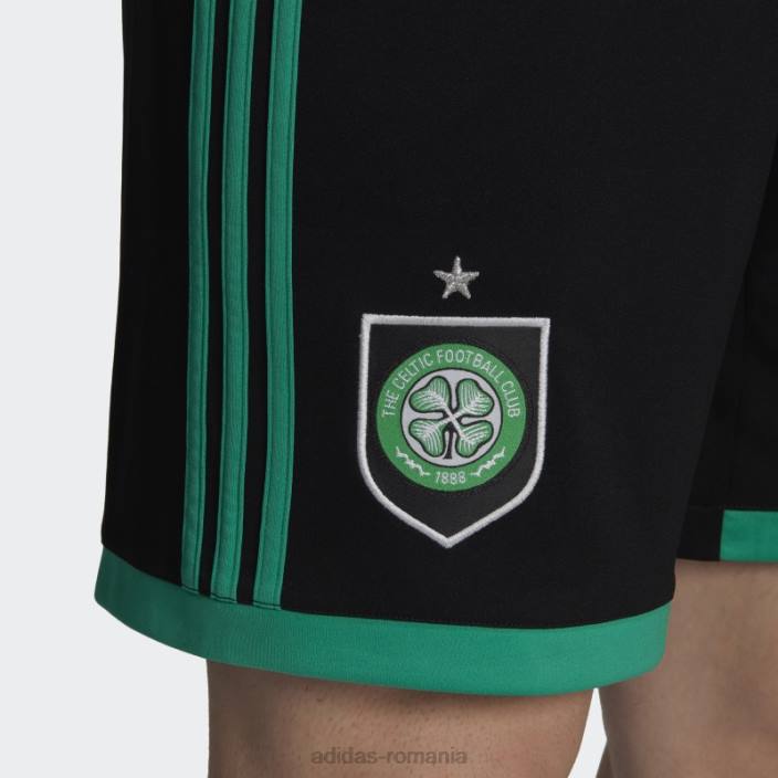 Adidas pantaloni scurți negru celtic fc 22/23 deplasare bărbați negru 2JBN14243
