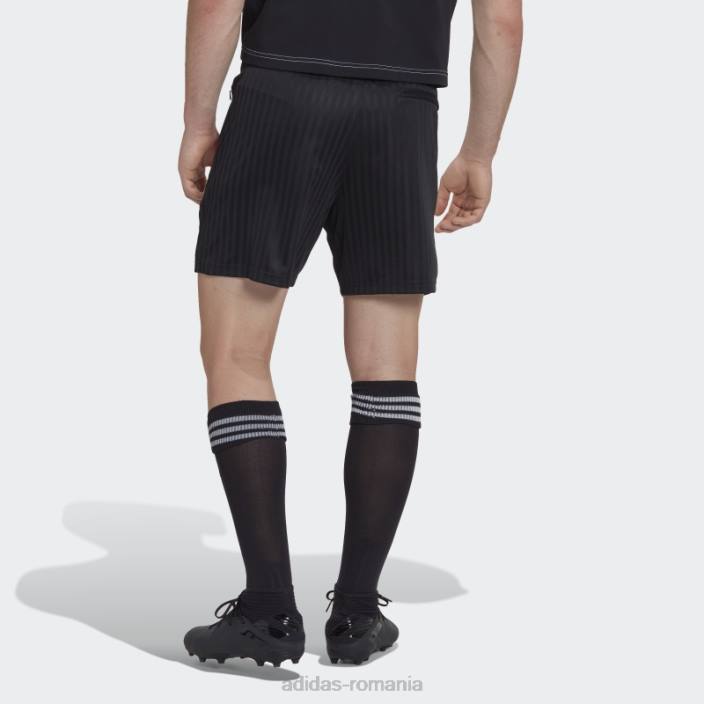 Adidas pantaloni scurți negru cu iconiță germania adidas bărbați alb negru 2JBN7311