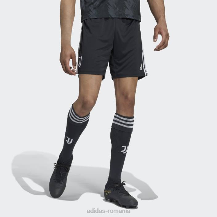 Adidas pantaloni scurți negru juventus 22/23 deplasare adidas bărbați alb negru 2JBN14421