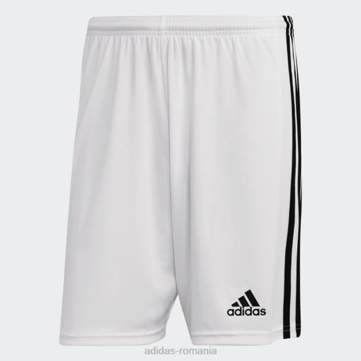 Adidas pantaloni scurți squadra 21 alb bărbați alb negru 2JBN1106