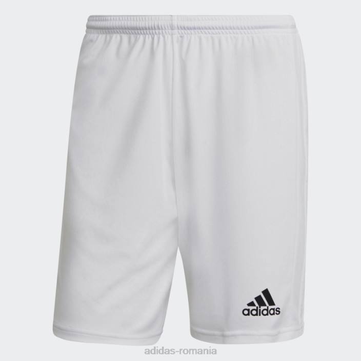 Adidas pantaloni scurți squadra 21 alb fashion bărbați alb 2JBN6192