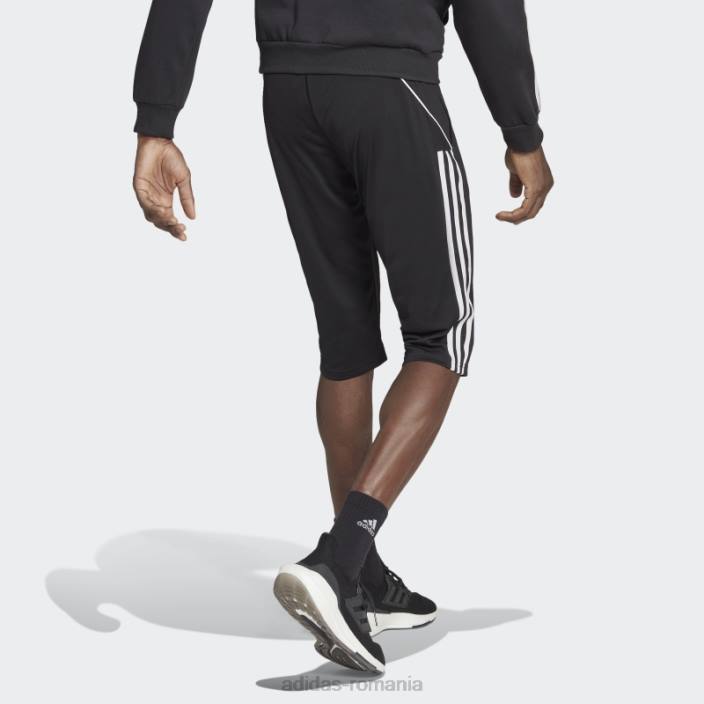 Adidas pantaloni tiro black 23 league 3/4 bărbați negru 2JBN4885