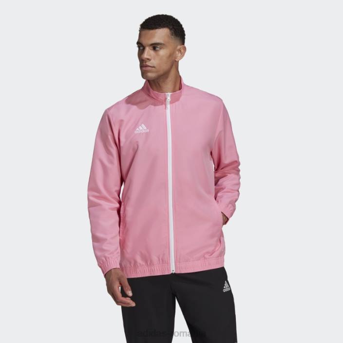Adidas pink glow entrada 22 prezentare track top bărbați strălucire roz 2JBN14254