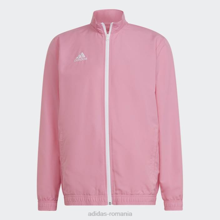 Adidas pink glow entrada 22 prezentare track top bărbați strălucire roz 2JBN14254