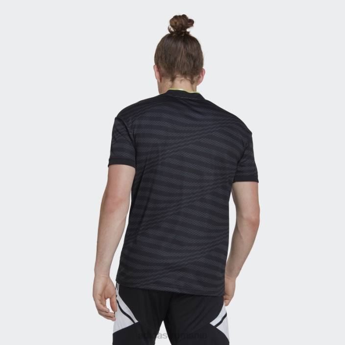Adidas real madrid 22/23 al treilea tricou lime fashion bărbați negru/var 2JBN897