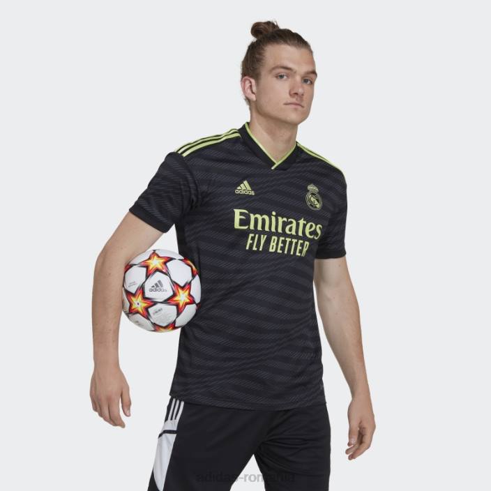 Adidas real madrid 22/23 al treilea tricou lime fashion bărbați negru/var 2JBN897