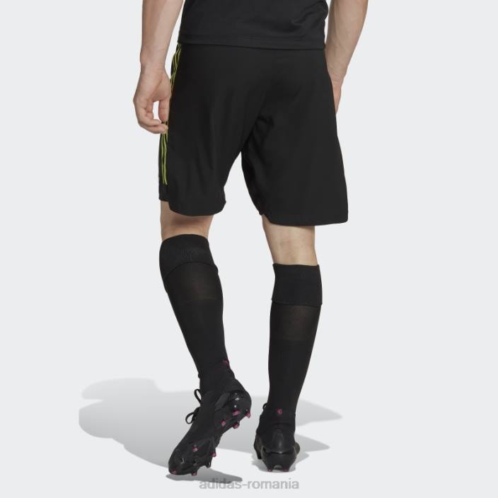 Adidas real madrid 22/23 treilea pantaloni scurți autentici negri bărbați negru/var 2JBN14395