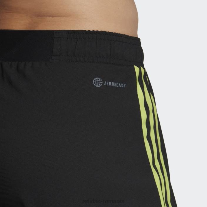 Adidas real madrid 22/23 treilea pantaloni scurți autentici negri bărbați negru/var 2JBN14395