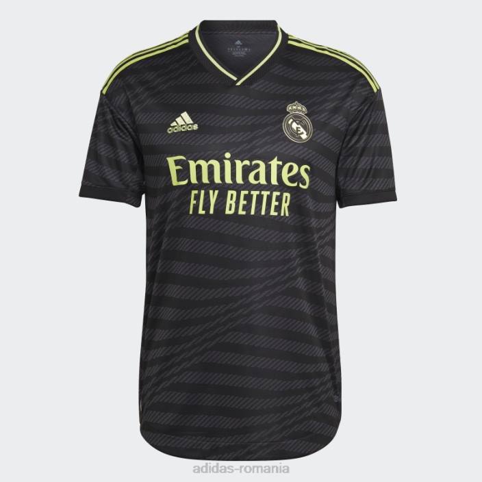 Adidas real madrid 22/23 tricou autentic negru adidas bărbați negru/var 2JBN13758