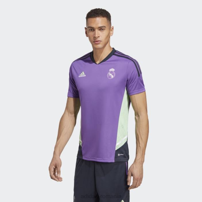 Adidas real madrid condivo 22 tricou de antrenament mov fashion bărbați Violet 2JBN5455