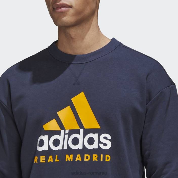 Adidas real madrid dna crew hanorac noapte bleumarin bărbați marina de noapte 2JBN14192