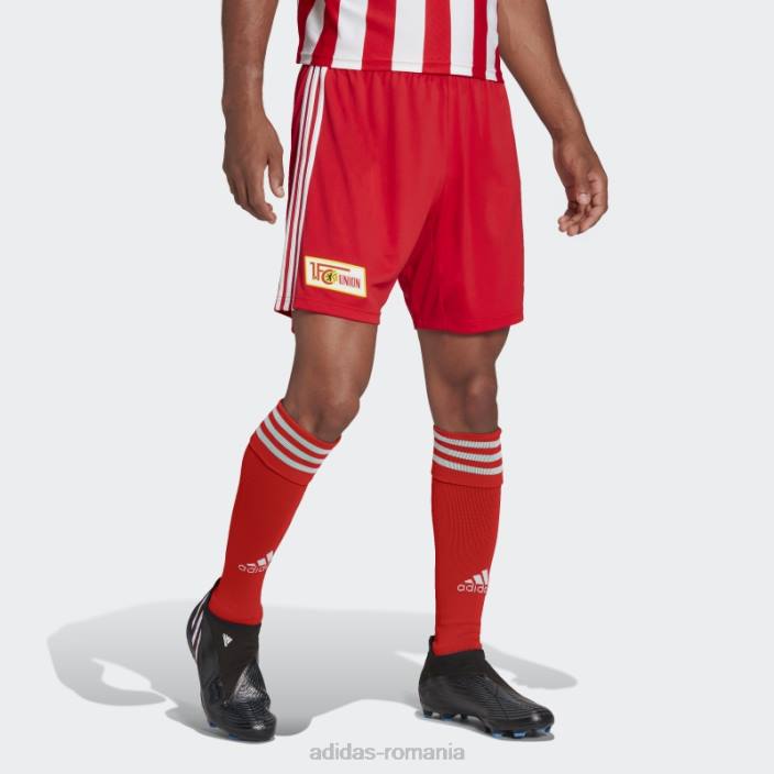 Adidas roșu 1. fc union berlin 22/23 pantaloni scurți acasă adidas bărbați roșu 2JBN14307