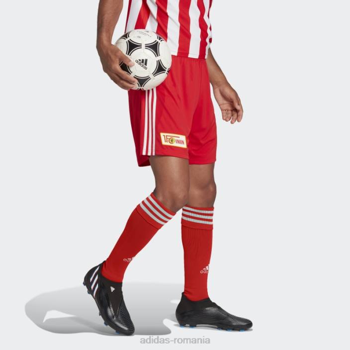 Adidas roșu 1. fc union berlin 22/23 pantaloni scurți acasă adidas bărbați roșu 2JBN14307