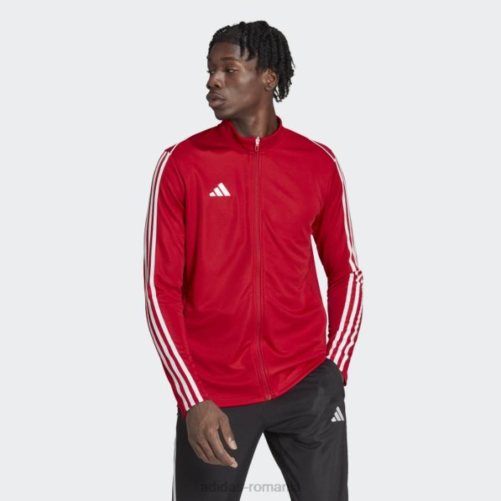 Adidas roșu fierbinte tiro 23 league jachetă de antrenament bărbați roșu 2JBN4894