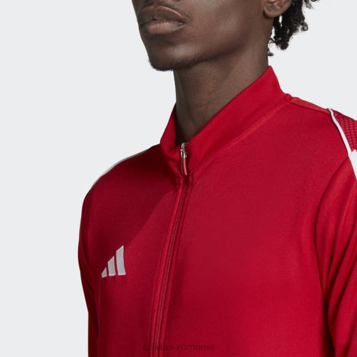 Adidas roșu fierbinte tiro 23 league jachetă de antrenament bărbați roșu 2JBN4894