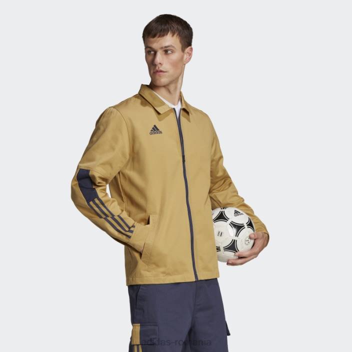 Adidas supracămașă tiro bej auriu bărbați bej auriu 2JBN14710