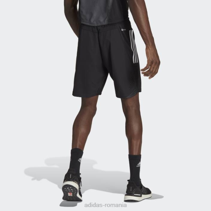 Adidas tiro 23 pro heat.rdy pantaloni scurți negri bărbați alb negru 2JBN13784