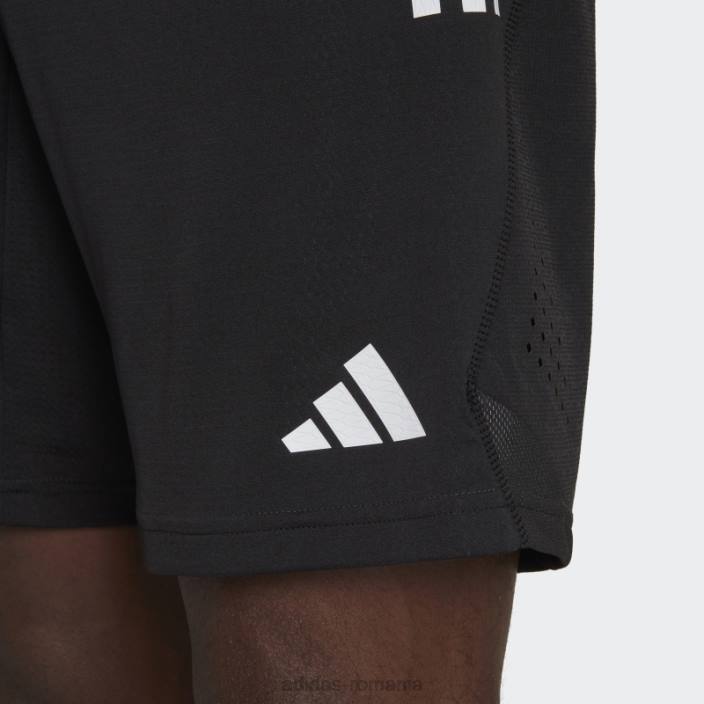 Adidas tiro 23 pro heat.rdy pantaloni scurți negri bărbați alb negru 2JBN13784