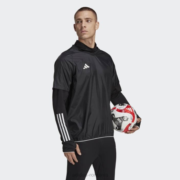 Adidas tiro 23 pro wind.rdy piste windbreaker negru bărbați negru 2JBN6086