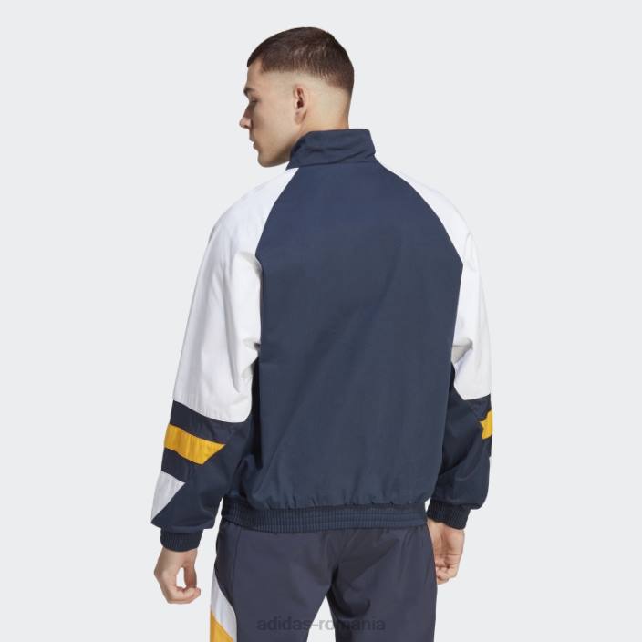 Adidas top cu iconiță bleumarin real madrid bărbați marina de noapte 2JBN6023