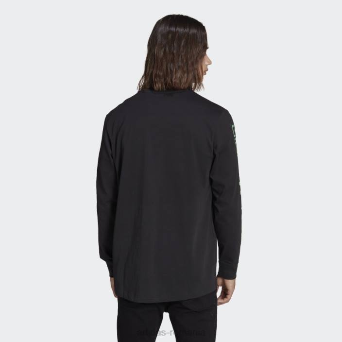 Adidas top cu mânecă lungă real madrid tiro 21 lifestyler negru bărbați negru 2JBN14341