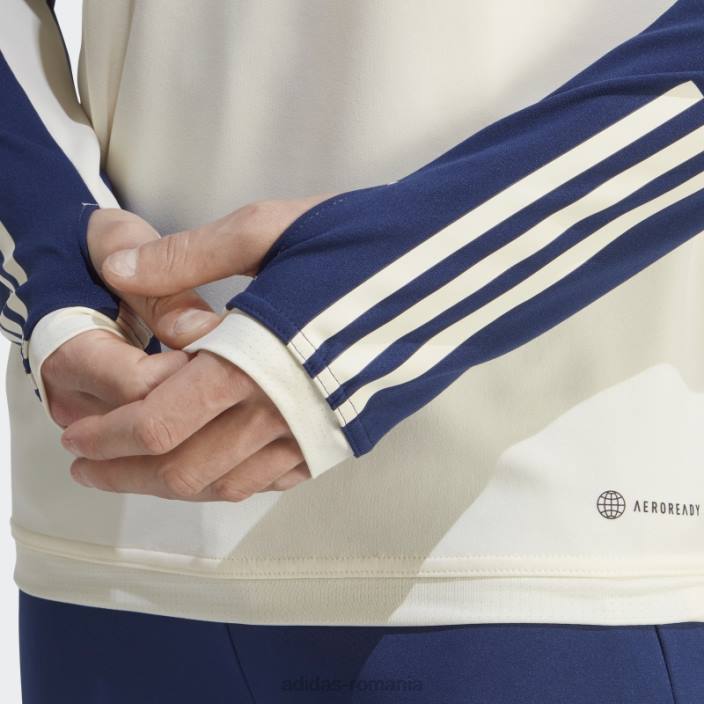 Adidas top de antrenament alb italia tiro 23 bărbați alb 2JBN13990