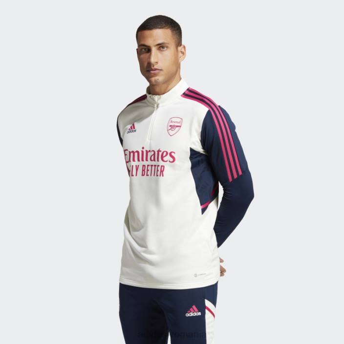 Adidas top de antrenament arsenal condivo 22 alb adidas bărbați alb/marinier 2JBN7470