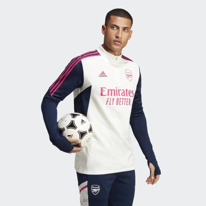 Adidas top de antrenament arsenal condivo 22 alb adidas bărbați alb/marinier 2JBN7470