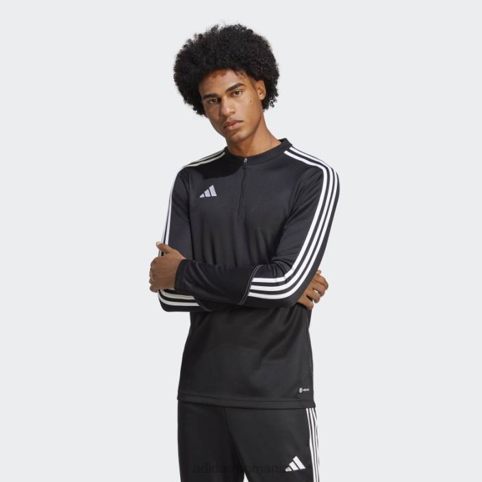 Adidas top de antrenament club negru tiro 23 bărbați alb negru 2JBN13876