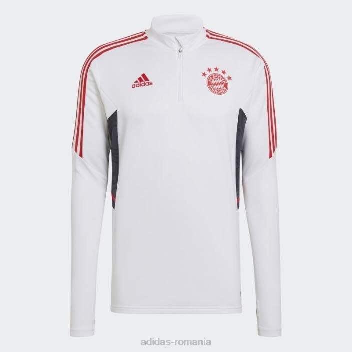 Adidas top de antrenament fc bayern condivo 22 alb bărbați alb 2JBN14137