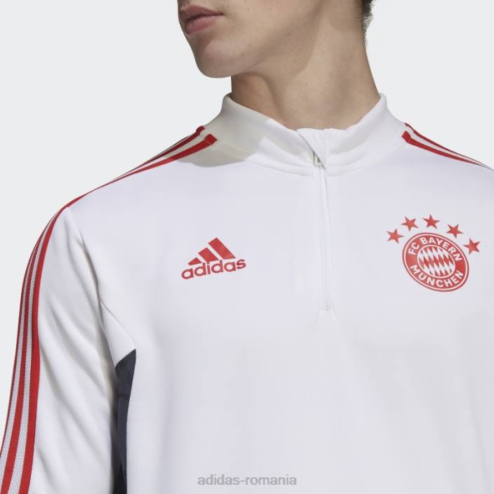 Adidas top de antrenament fc bayern condivo 22 alb bărbați alb 2JBN14137