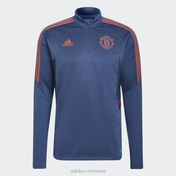Adidas top de antrenament manchester united condivo 22 albastru bărbați albastru 2JBN13880