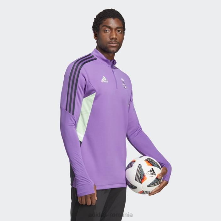 Adidas top de antrenament mov real madrid condivo 22 bărbați Violet 2JBN6119