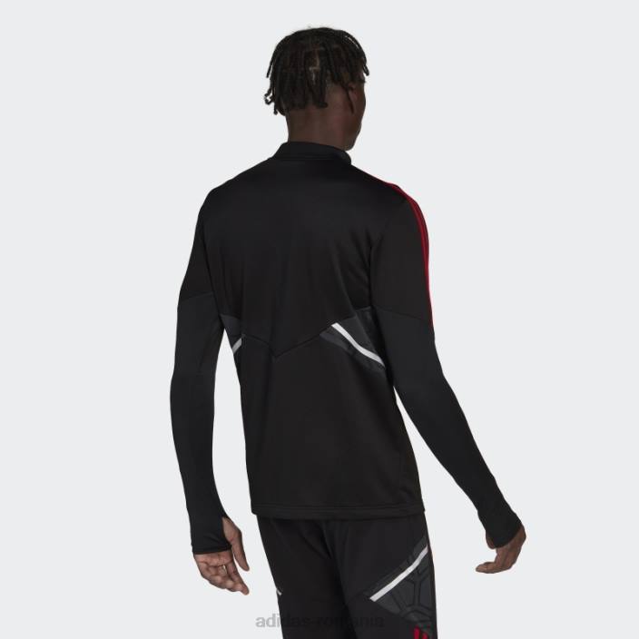 Adidas top de antrenament negru manchester united condivo 22 bărbați negru 2JBN13870