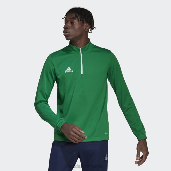 Adidas top de antrenament verde entrada 22 adidas bărbați verde/alb 2JBN13785