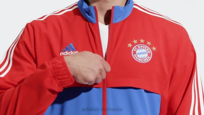 Adidas top de prezentare fc bayern condivo 22 roșu bărbați roșu/regal 2JBN15214