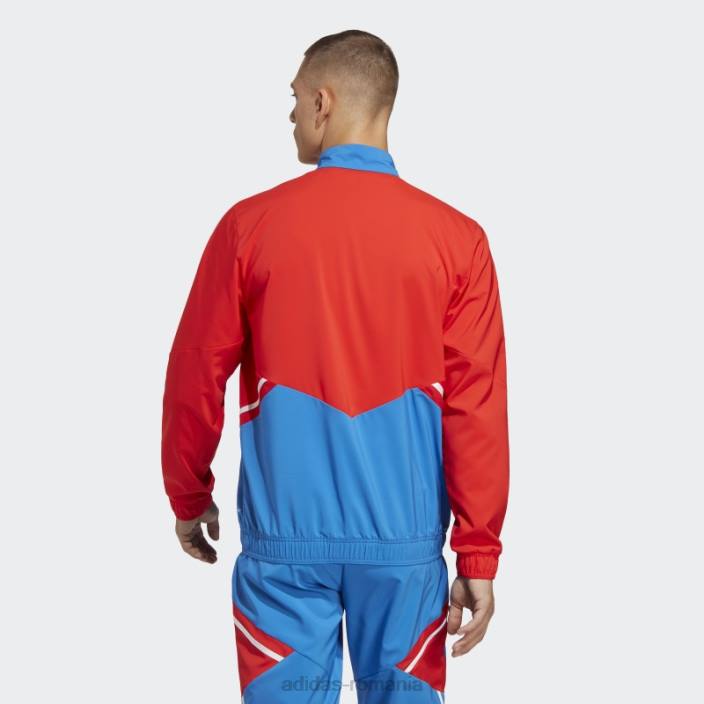 Adidas top de prezentare fc bayern condivo 22 roșu bărbați roșu/regal 2JBN15214