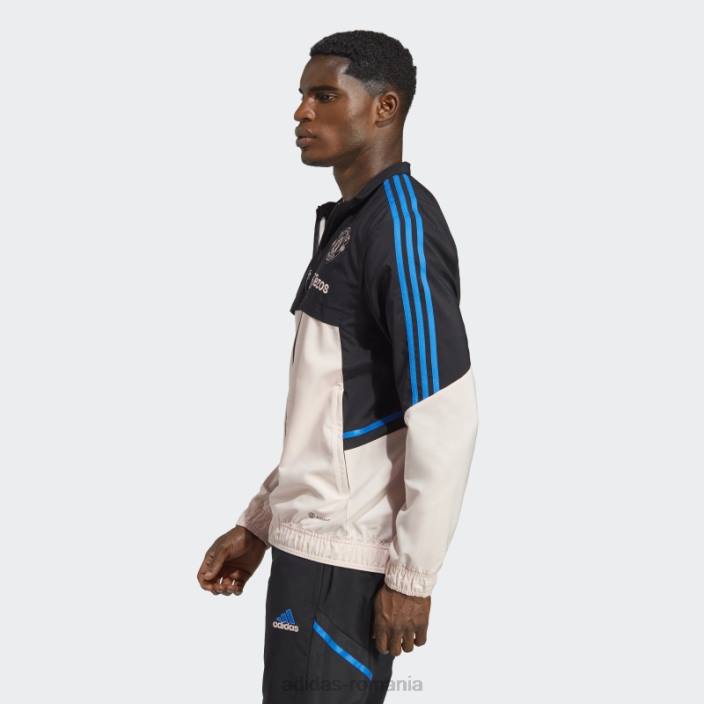 Adidas top negru manchester united condivo 22 de prezentare bărbați negru/roz glacial 2JBN13438