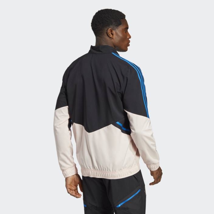 Adidas top negru manchester united condivo 22 de prezentare bărbați negru/roz glacial 2JBN13438