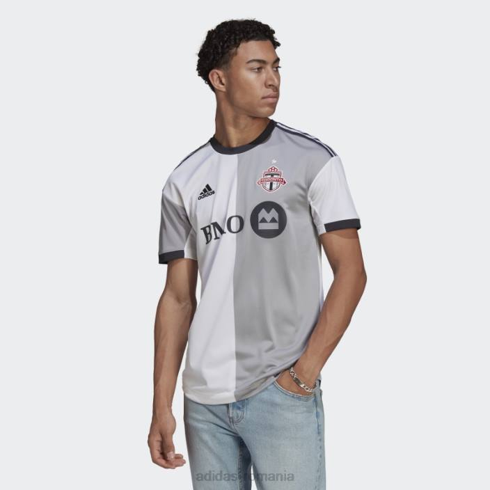 Adidas toronto fc 22/23 deplasare tricou autentic alb adidas bărbați alb/onix deschis 2JBN7482