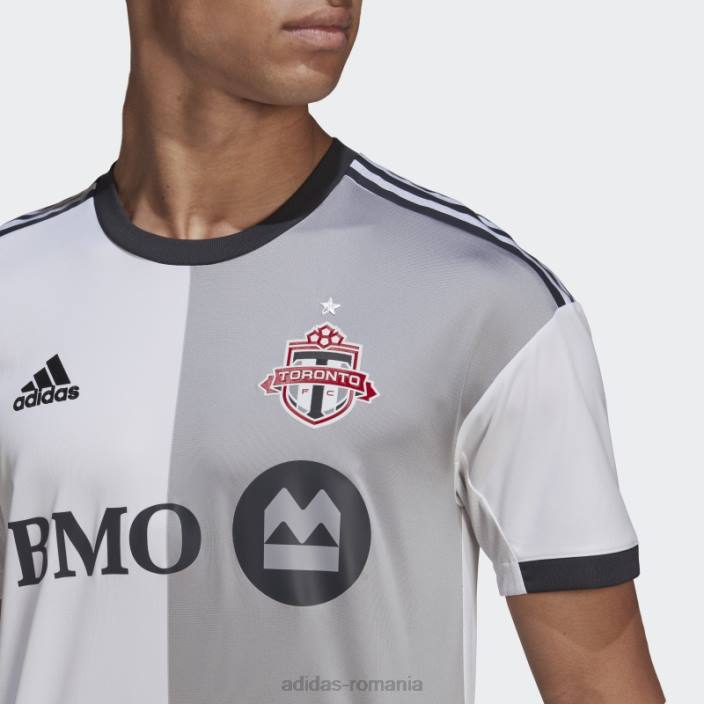 Adidas toronto fc 22/23 deplasare tricou autentic alb adidas bărbați alb/onix deschis 2JBN7482