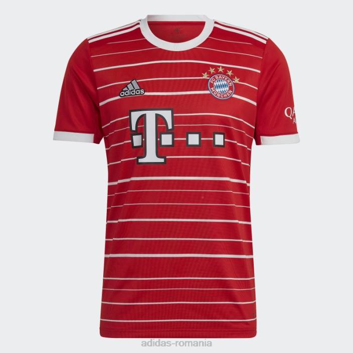 Adidas tricou acasă fc bayern 22/23 roșu adidas bărbați roșu 2JBN792