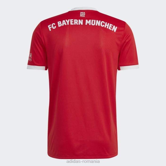 Adidas tricou acasă fc bayern 22/23 roșu adidas bărbați roșu 2JBN792