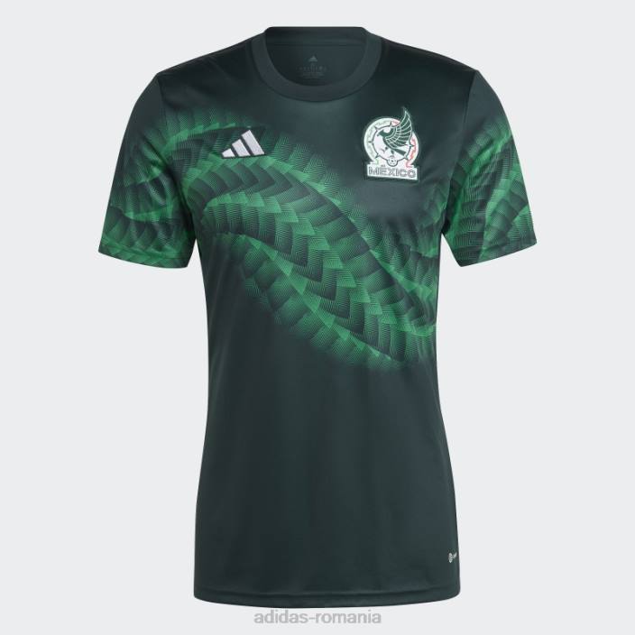 Adidas tricou adidas de pre-meci de noapte verde mexic bărbați noapte verde/verde 2JBN7257