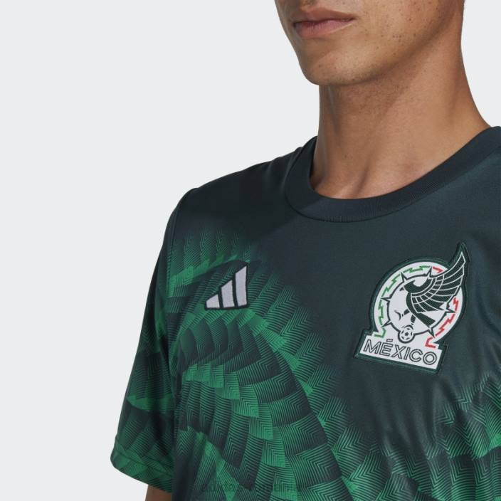 Adidas tricou adidas de pre-meci de noapte verde mexic bărbați noapte verde/verde 2JBN7257
