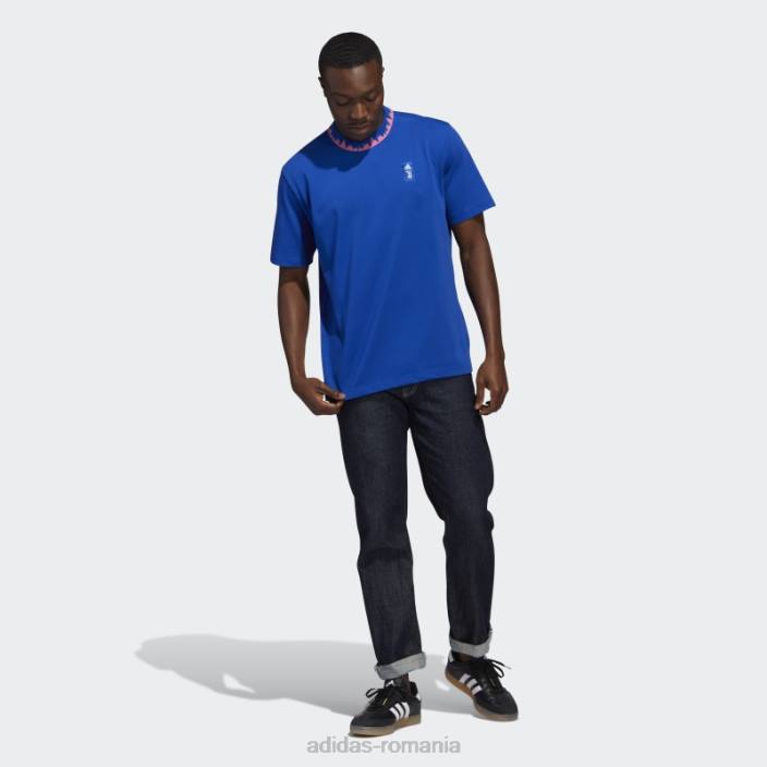 Adidas tricou adidas din bumbac greu de la royal juventus lifestyler bărbați regal 2JBN14553