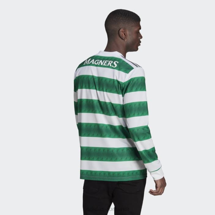 Adidas tricou alb celtic fc 22/23 cu mânecă lungă acasă adidas bărbați alb 2JBN14235