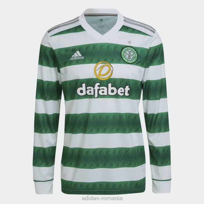 Adidas tricou alb celtic fc 22/23 cu mânecă lungă acasă adidas bărbați alb 2JBN14235